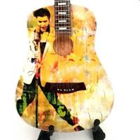 MINI CHITARRA DA COLLEZIONE REPLICA IN LEGNO ELVIS PRESLEY
