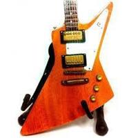 CHITARRA IN MINIATURA IN LEGNO REPLICA U2