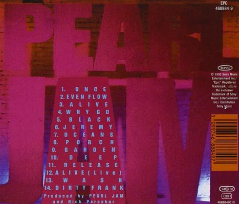 PEARL JAM -TEN *1992*
