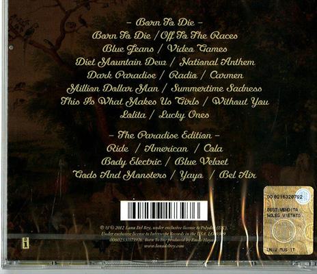 LANA DEL RAY -BORN TO DIE THE PARADISE EDITION *2-CD* *2012*