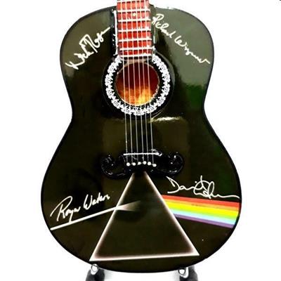 MINI CHITARRA DA COLLEZIONE REPLICA IN LEGNO PINK FLOYD