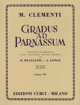 CLEMENTI M.-GRADUS AD PARNASSUM VOL 3 *REV.:LONGO*