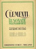 CLEMENTI M.-18 SONATE VOL 2 PER PIANOFORTE *REV.PICCIOLI*