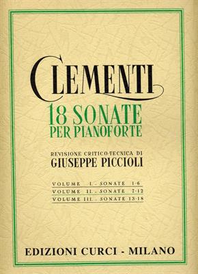 CLEMENTI M.-18 SONATE VOL 2 PER PIANOFORTE *REV.PICCIOLI*