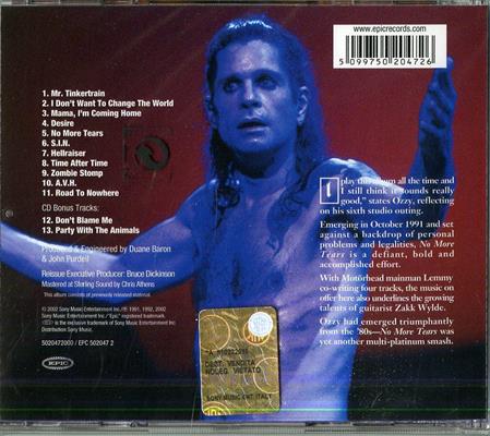 OZZY OSBOURNE -NO MORE TEARS