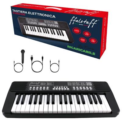TASTIERA ELETTRONICA RICARICABILE 37 TASTI FFALSTAFF