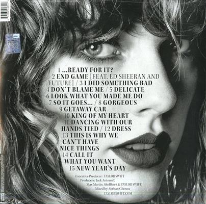 TAYLOR SWIFT -REPUTATION *DOPPIO VINILE PICTURE DISC*