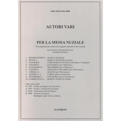 BONELLI E.-PER LA MESSA NUZIALE 10 COMPOSIZIONI CELEBRI
