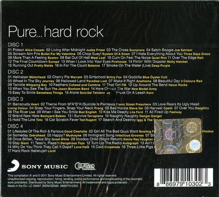 AA.VV.-PURE.. HARD ROCK *4-CD*