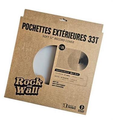 BUSTE ESTERNE TRASPARENTI PER VINILE 12 25PZ