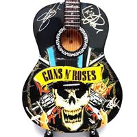 MINI CHITARRA DA COLLEZIONE IN LEGNO REPLICA GUNS N ROSES