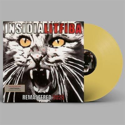 LITFIBA -INSIDIA *VINILE COLORATO GIALLO NUMERATO AUTOGRAFATO*