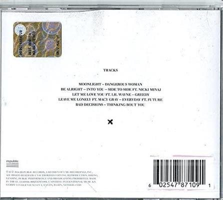 ARIANA GRANDE -DANGEROUS WOMAN *2016*