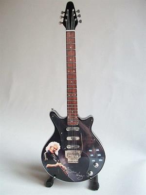 MINI CHITARRA DA COLLEZIONE IN LEGNO REPLICA QUEEN