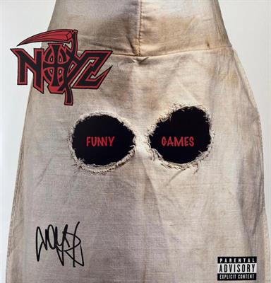 NOYZ NARCOS -FUNNY GAMES *2 VINILI BLOODSHED WHITE AUTOGRAFATO*