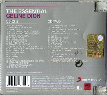 CELINE DION -THE ESSENTIAL *2-CD* *2011*