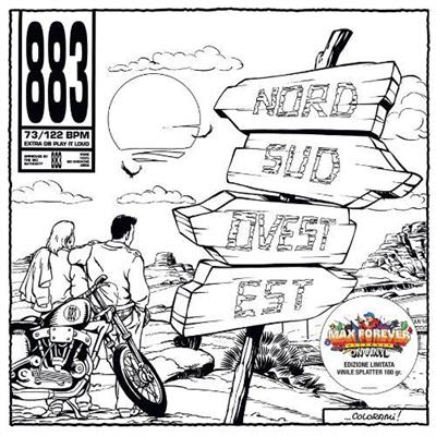 883 -NORD SUD OVEST EST (VERSIONE ORIGINALE 1993 VINILE SPLATTER