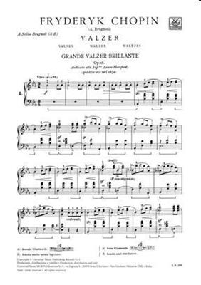 CHOPIN -VALZER X PIANO *REV.BRUGNOLI*