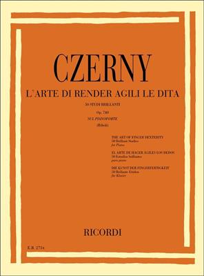 CZERNY -L'ARTE DI RENDER AGILI LE DITA OP 740 *REV.:RIBOLI*