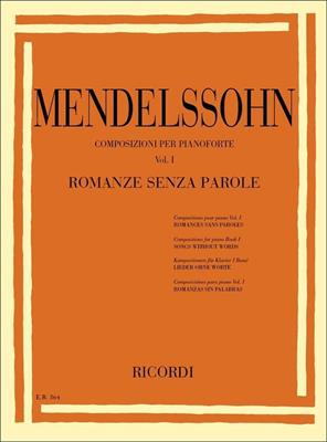 MENDELSSOHN -48 ROMANZE SENZA PAROLE VOL 1