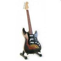 MINI CHITARRA DA COLLEZIONE IN LEGNO REPLICA STEVIE RAY VAUGHAN