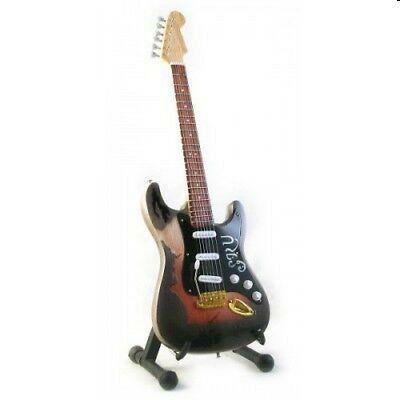 MINI CHITARRA DA COLLEZIONE IN LEGNO REPLICA STEVIE RAY VAUGHAN