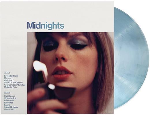 TAYLOR SWIFT -MIDNIGHTS *LP COLORATO BLU*