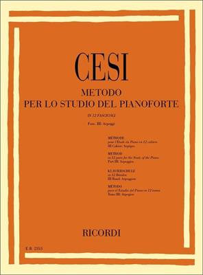 CESI B.-METODO VOL 3 PER LO STUDIO DEL PIANO