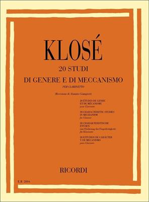 KLOSE' H.-20 STUDI DI GENERE E MECCANISMO
