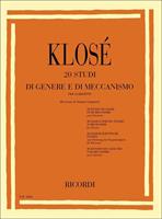 KLOSE' H.-20 STUDI DI GENERE E MECCANISMO