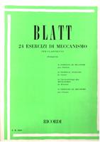 BLATT -24 ESERCIZI DI MECCANISMO PER CLARINETO