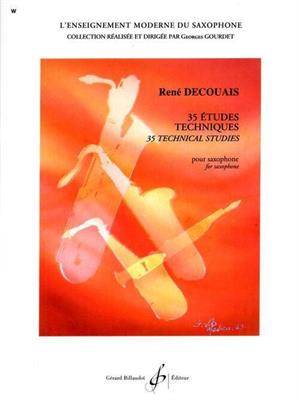 DECOUAIS R.-35 STUDI TECNICI PER SAXOFONO