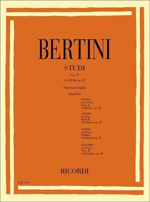 BERTINI -25 STUDI VOL 2 OP 29 PER PIANO (REV.: MUGELLINI)