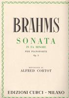 BRAHMS J.-SONATA OP 5 IN FA MIN X PF *CORTOT