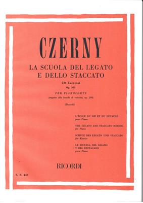 CZERNY -LA SCUOLA DEL LEGATO E DELLO STACCATO OP 335 *REV.POZZOL