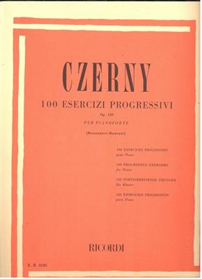 CZERNY -100 ESERCIZI PROGRESSIVI OP 139