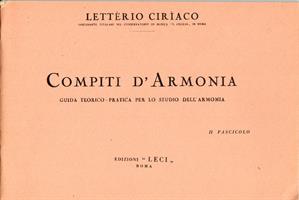 CIRIACO L.-COMPITI D'ARMONIA VOL 2