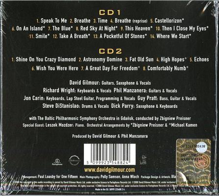 DAVID GILMOUR -LIVE IN GDASK *2008* *2-CD*