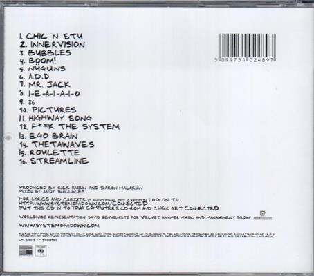 SYSTEM OF DOWN -STEAL THIS ALBUM! *2002*