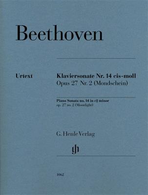 BEETHOVEN -SONATA OP 27 N 2 X PF *al chiaro di luna* *HENLE*