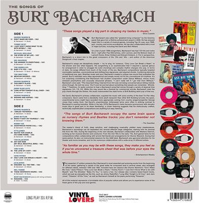 BURT BACHARACH -THE STORY OF MY LIFE THE SONGS OF BURT BACHARACH