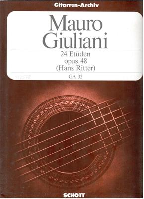 GIULIANI M.-24 STUDI OP 48 PER CHITARRA (RITTER)