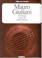 GIULIANI M.-24 STUDI OP 48 PER CHITARRA (RITTER)