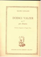 GIULIANI M.-12 VALZER OP 57 X CH (CHIESA)