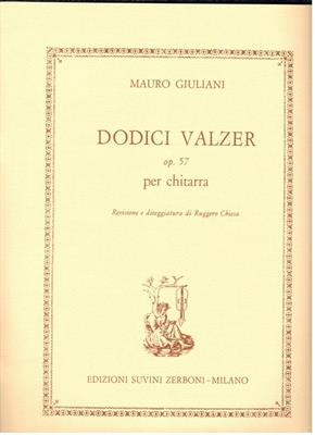 GIULIANI M.-12 VALZER OP 57 X CH (CHIESA)