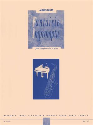 JOLIVET A.-FANTASIA IMPROVVISO X SAX E PIANO
