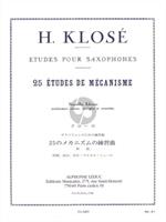 KLOSE' H.-25 STUDI DI MECCANISMO X SAX