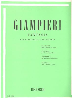 GIAMPIERI A.-FANTASIA PER CLARINETTO E PIANO