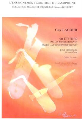 LACOUR G.-50 STUDI FACILI E PROGRESSIVI VOL 2 PER SAX