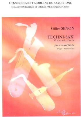 SENON G.-32 STUDI TECNICI DELLA VELOCITA'SAX